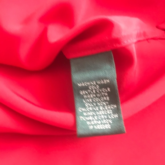 Ralph Lauren Shirt dress , bright red color , - Picture 4 of 7